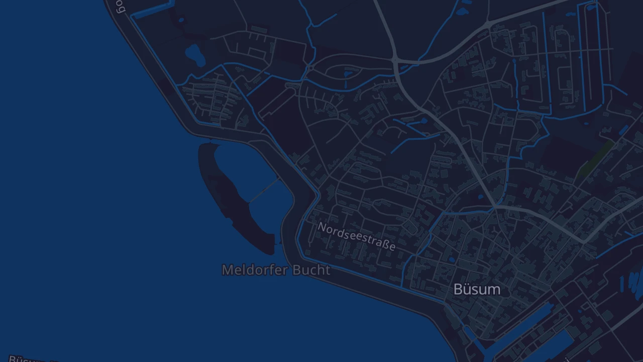 Karte von Büsum