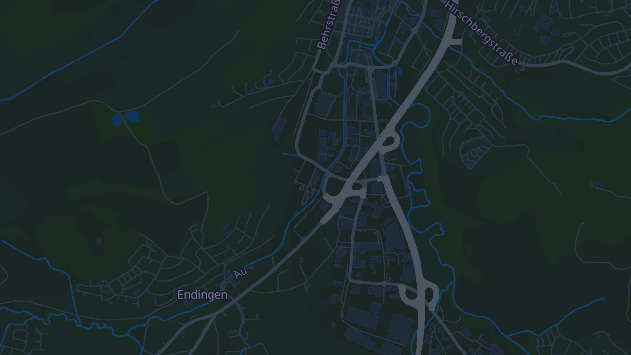 Karte von Balingen