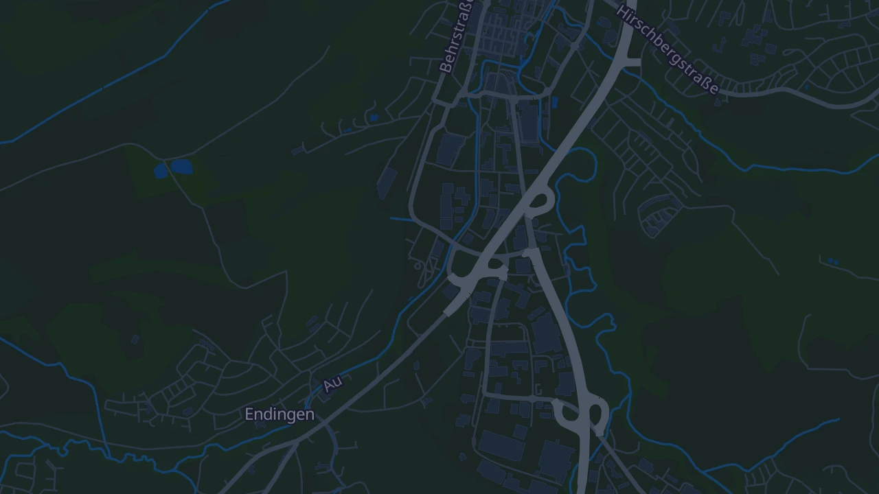 Karte von Balingen
