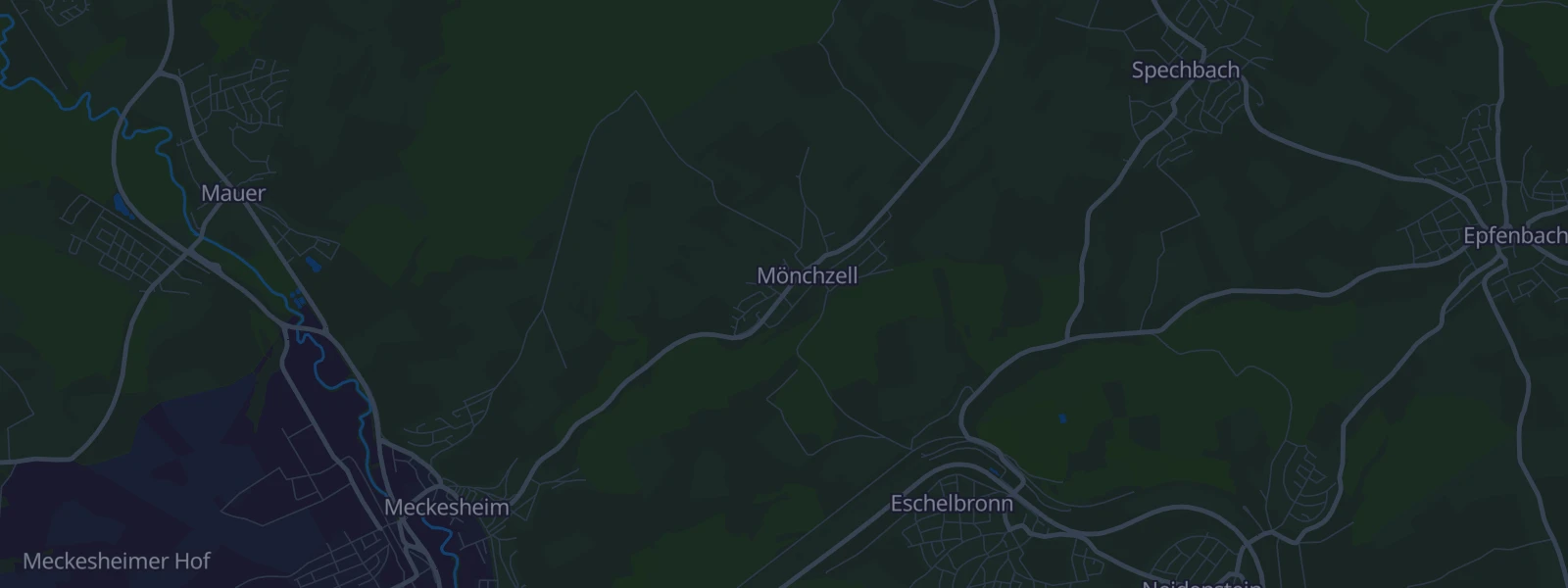 Karte von Mönchzell