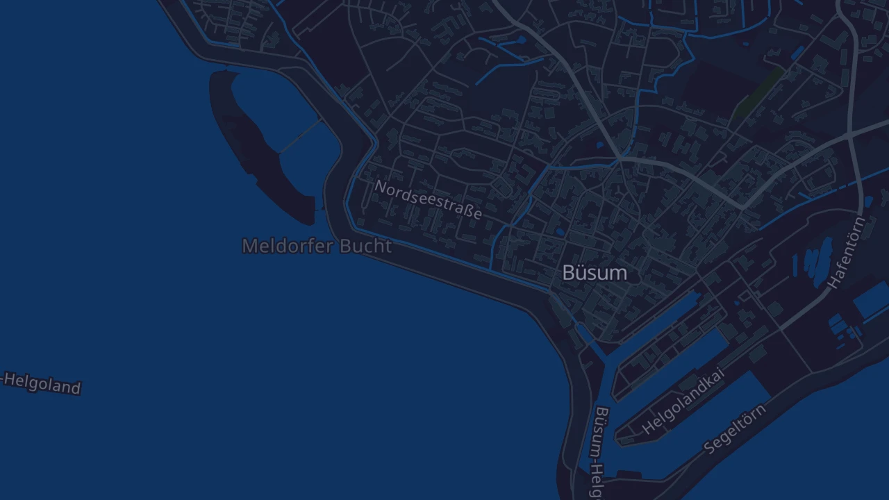 Karte von Büsum