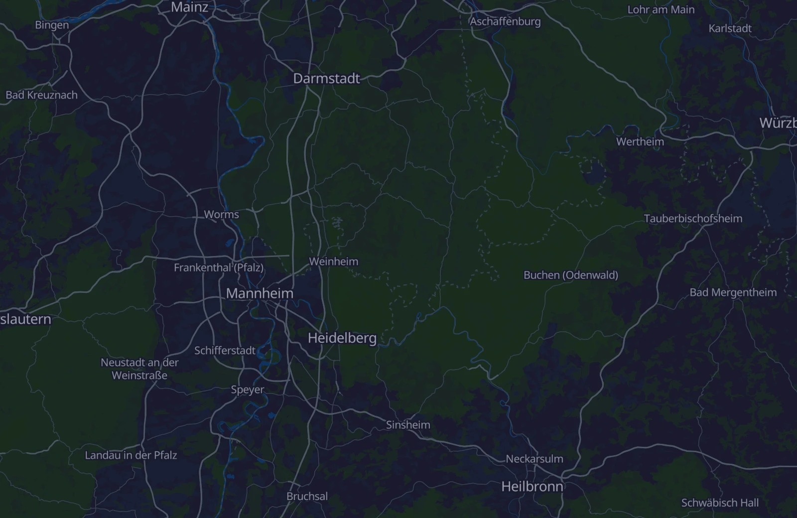 Karte: Umkreis von 30 km