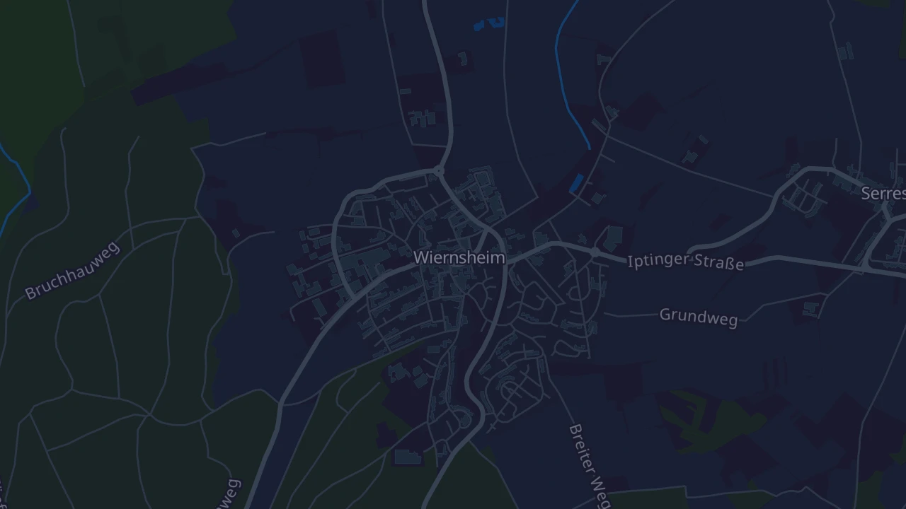 Karte von Wiernsheim
