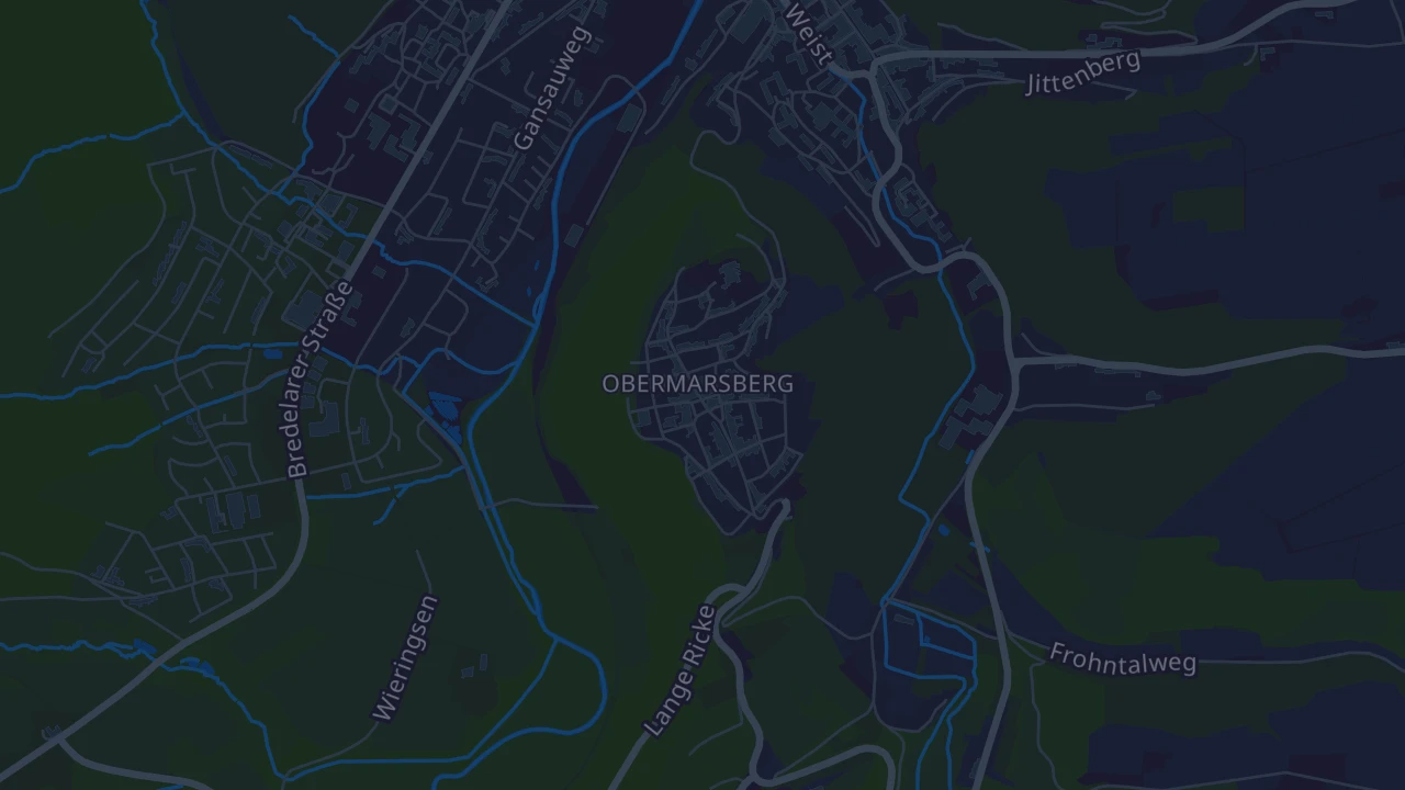 Karte von Marsberg