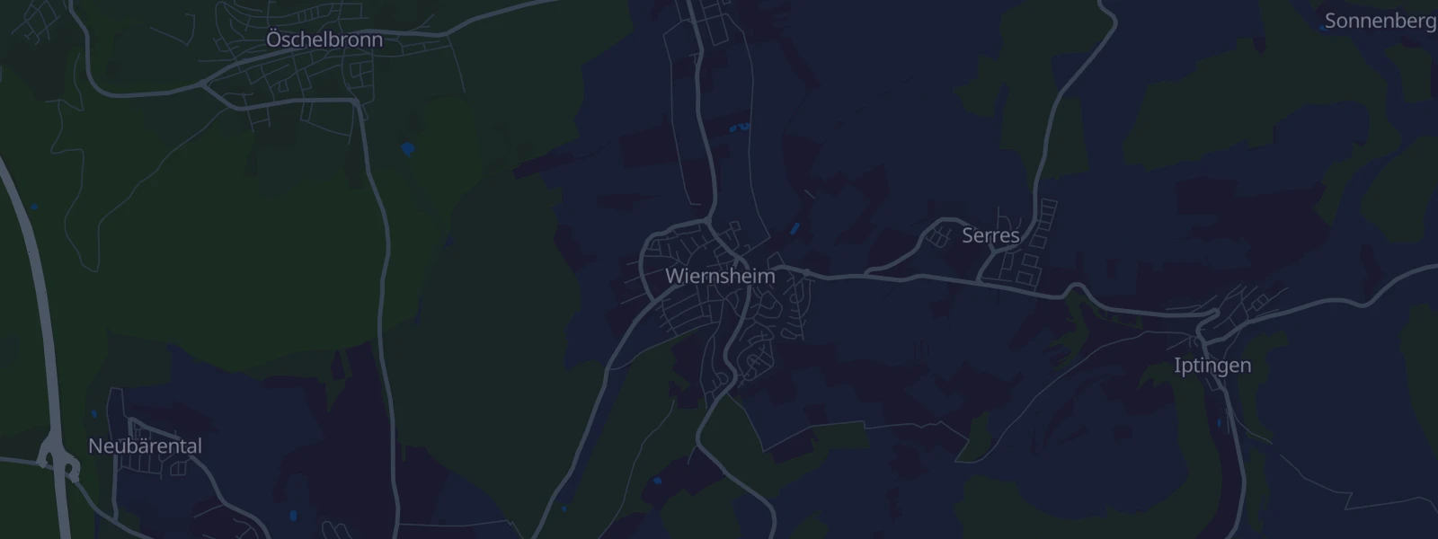 Karte von Wiernsheim