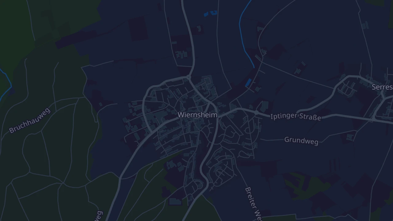 Karte von Wiernsheim