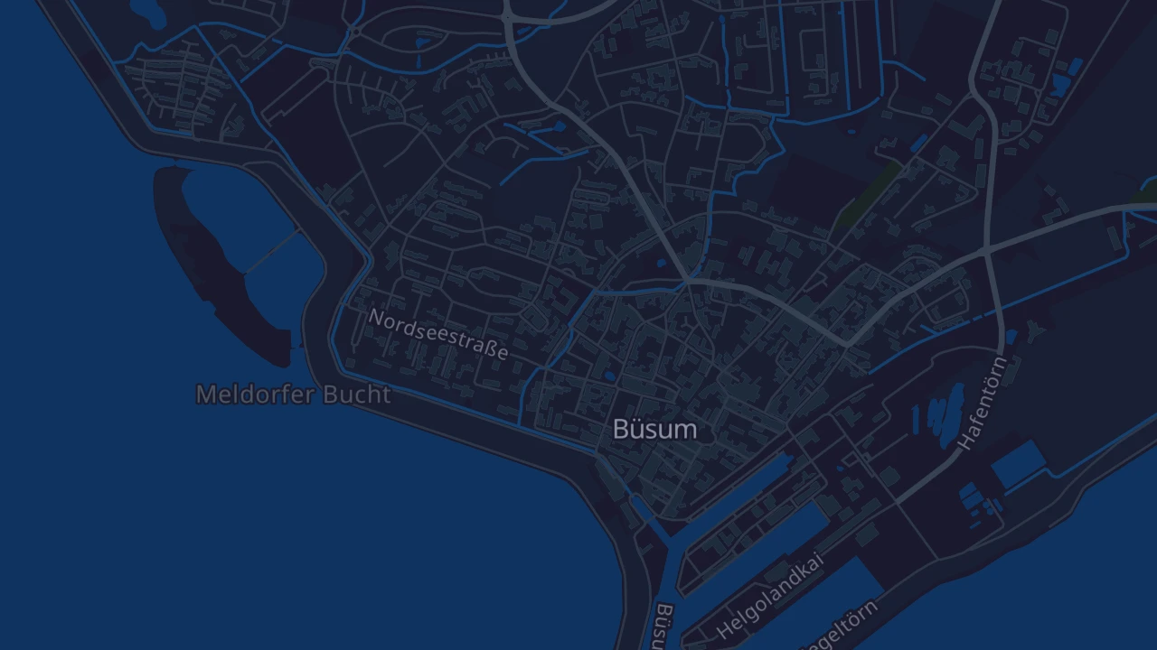Karte von Büsum