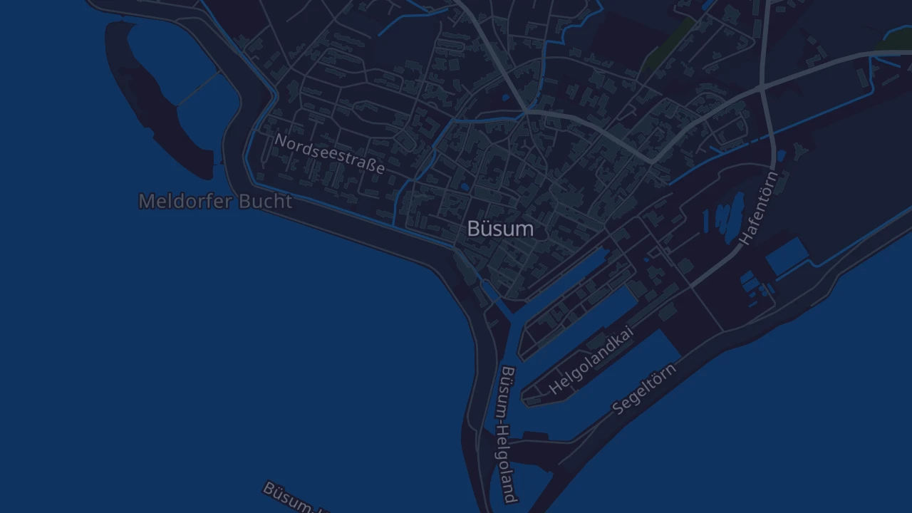 Karte von Büsum