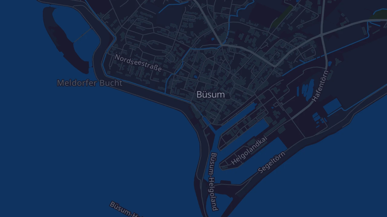 Karte von Büsum