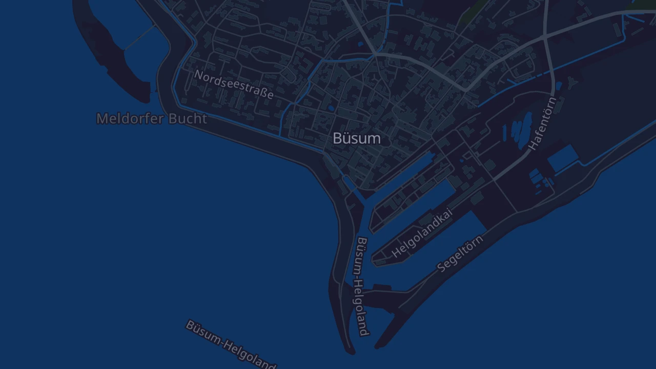 Karte von Büsum