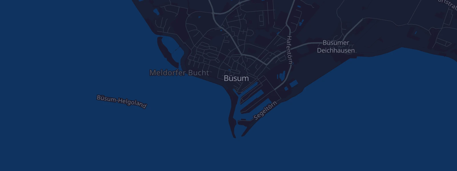 Karte von Büsum