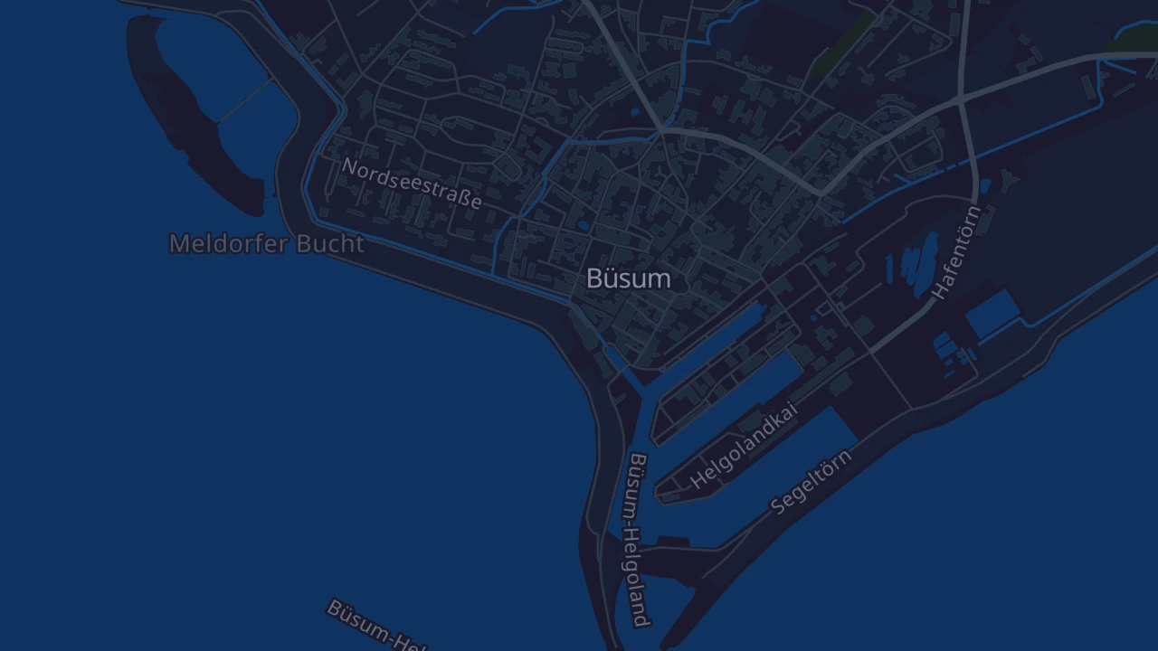 Karte von Büsum