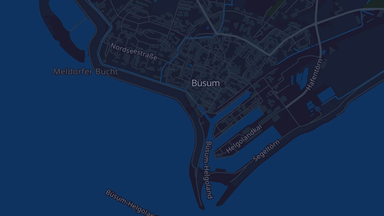 Karte von Büsum