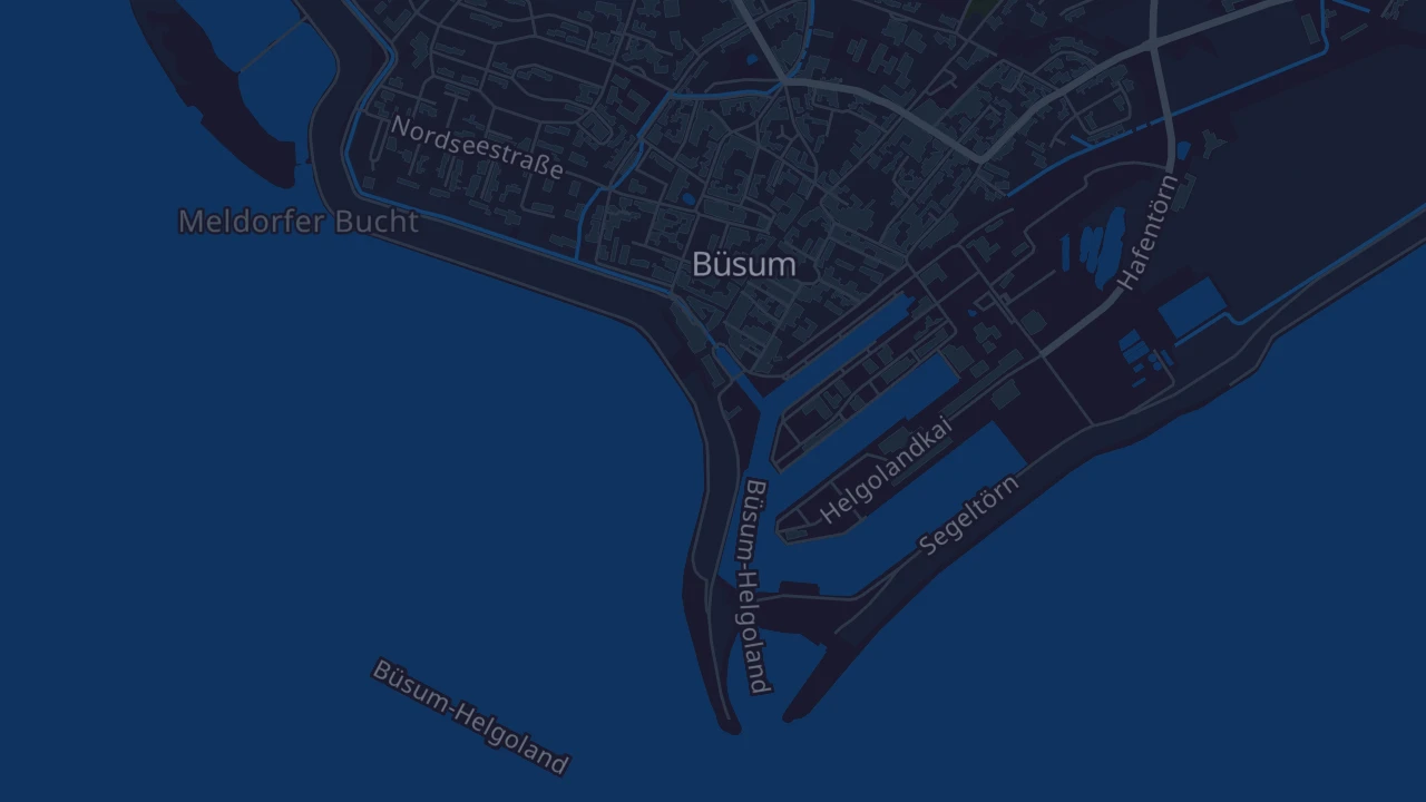 Karte von Büsum
