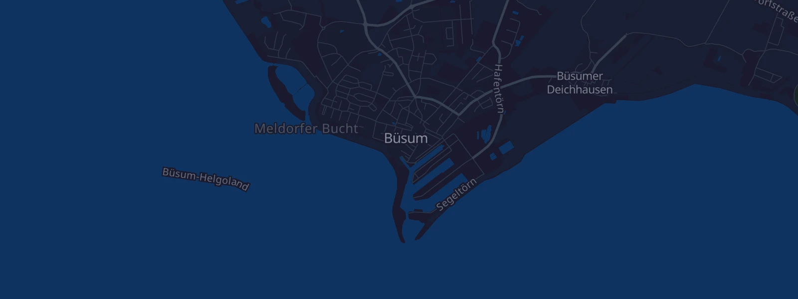 Karte von Büsum