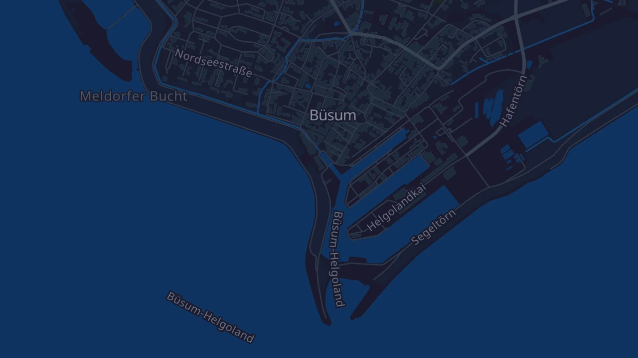 Karte von Büsum