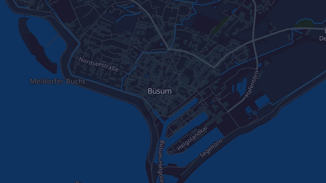 Karte von Büsum