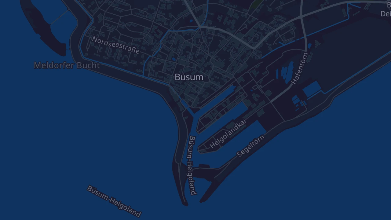 Karte von Büsum