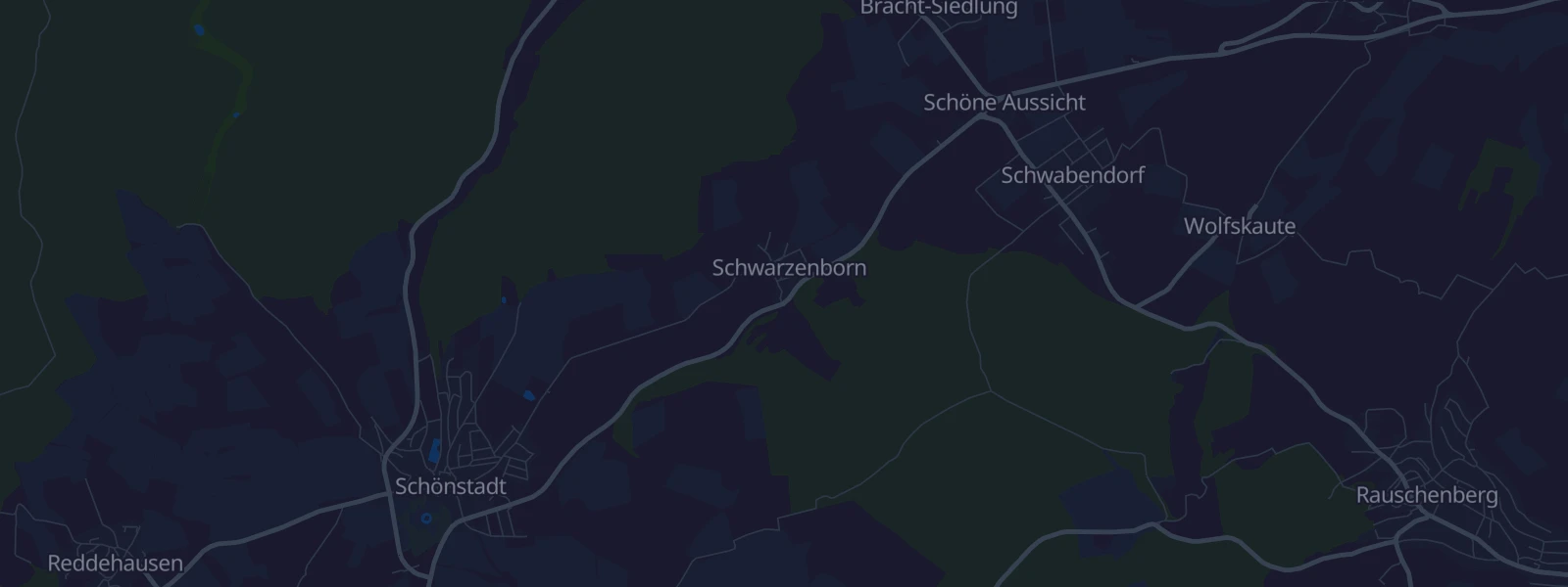 Karte von Schwarzenborn