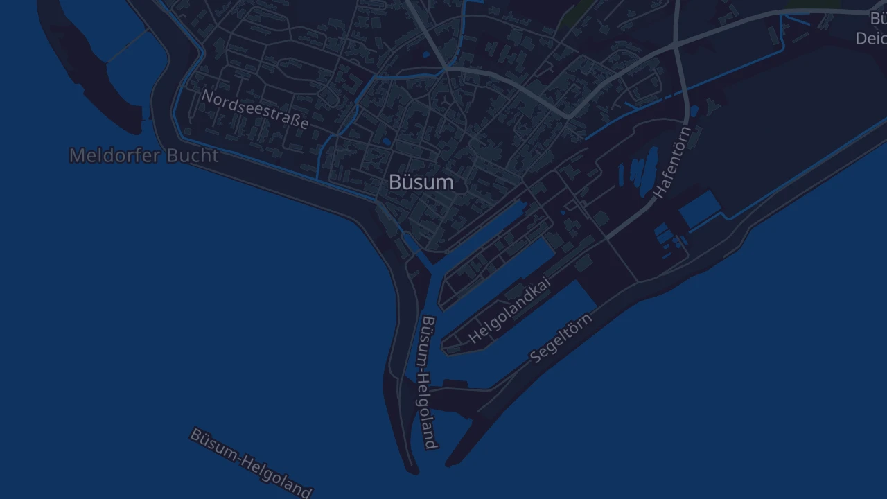 Karte von Büsum