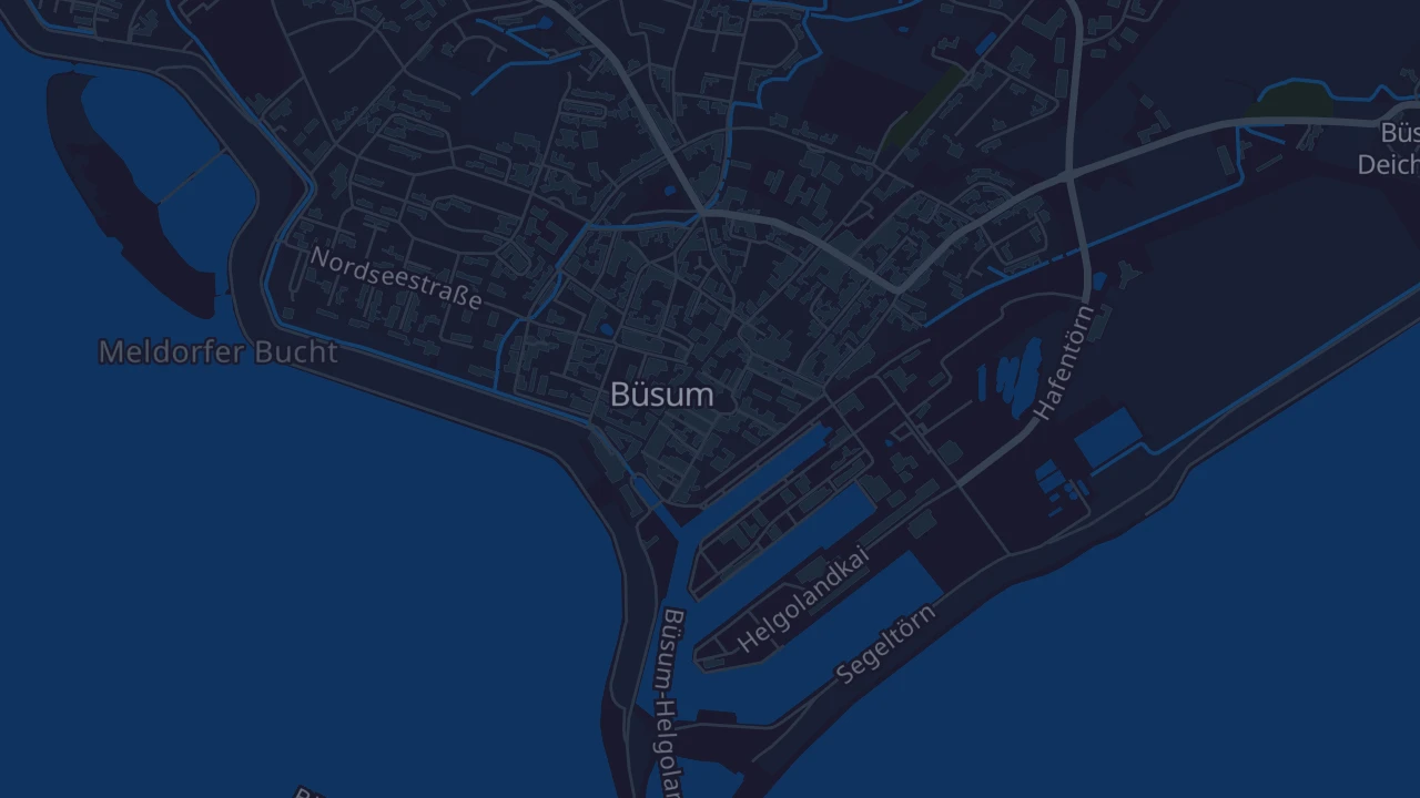 Karte von Büsum