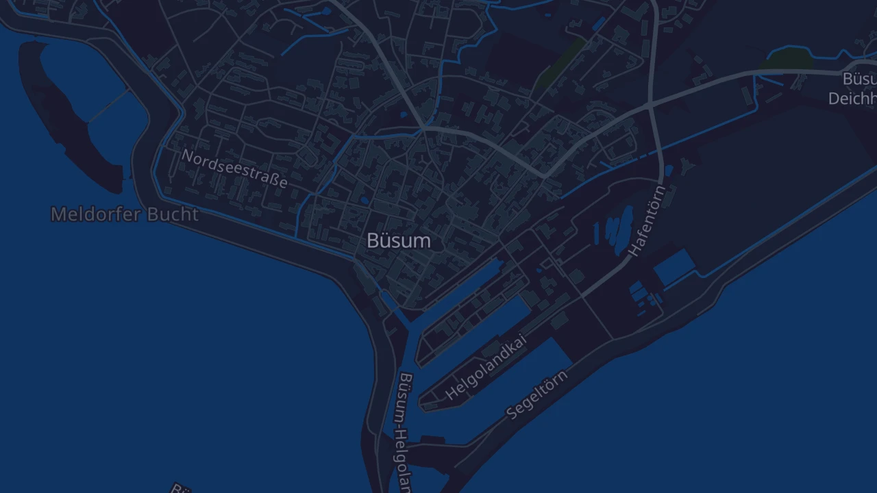 Karte von Büsum