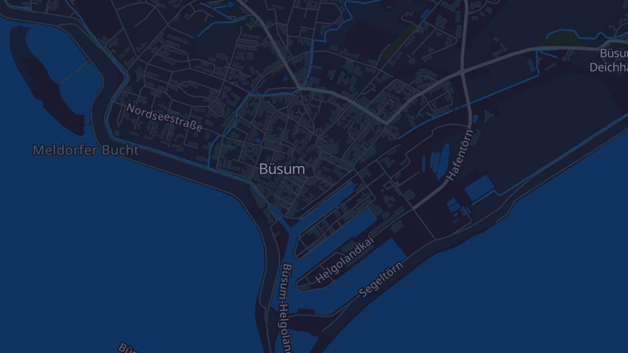 Karte von Büsum