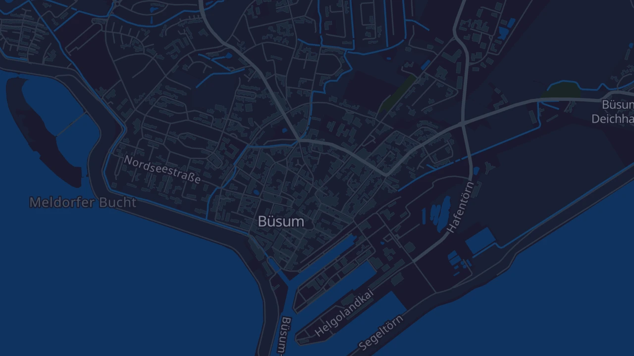 Karte von Büsum