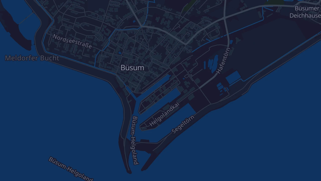 Karte von Büsum