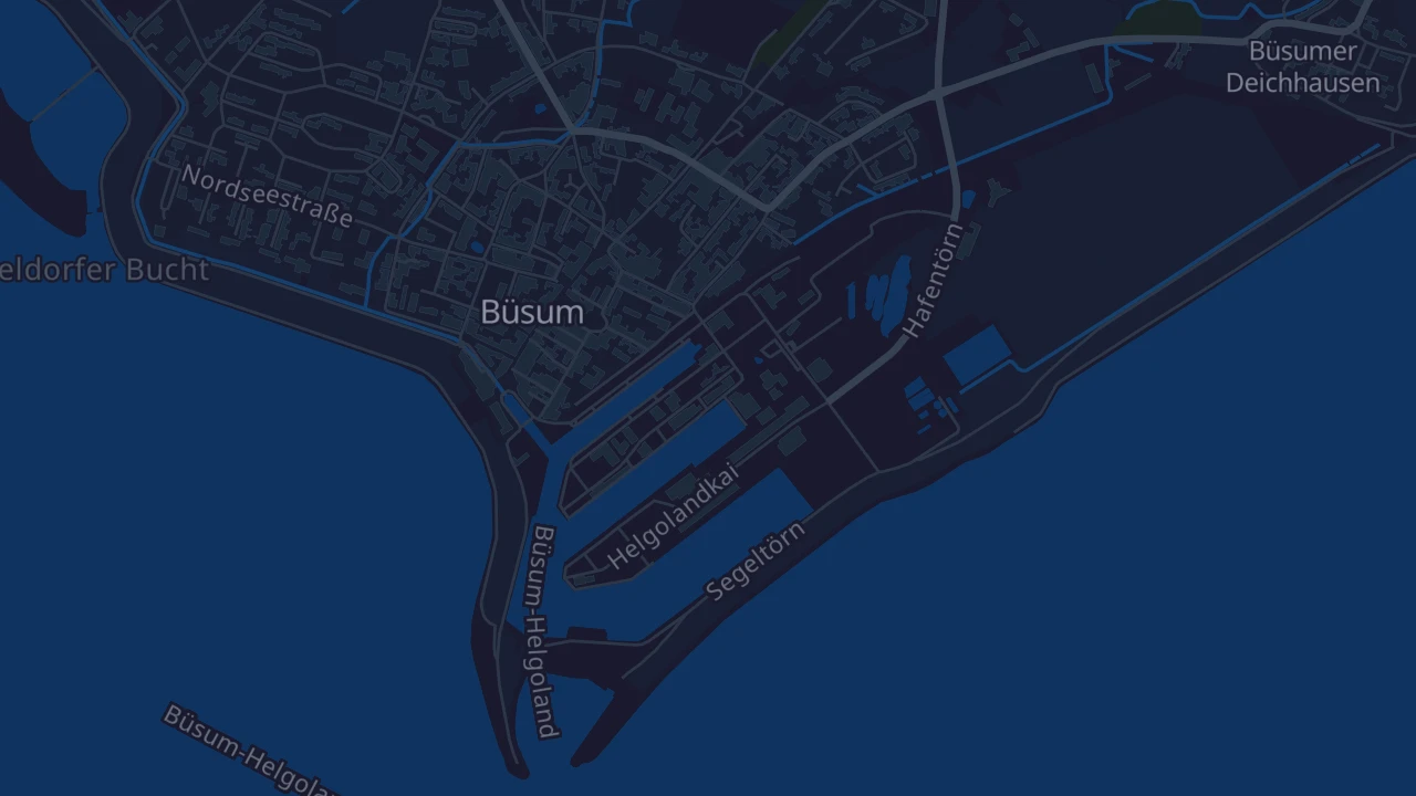 Karte von Büsum