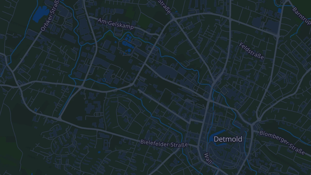 Karte von Detmold