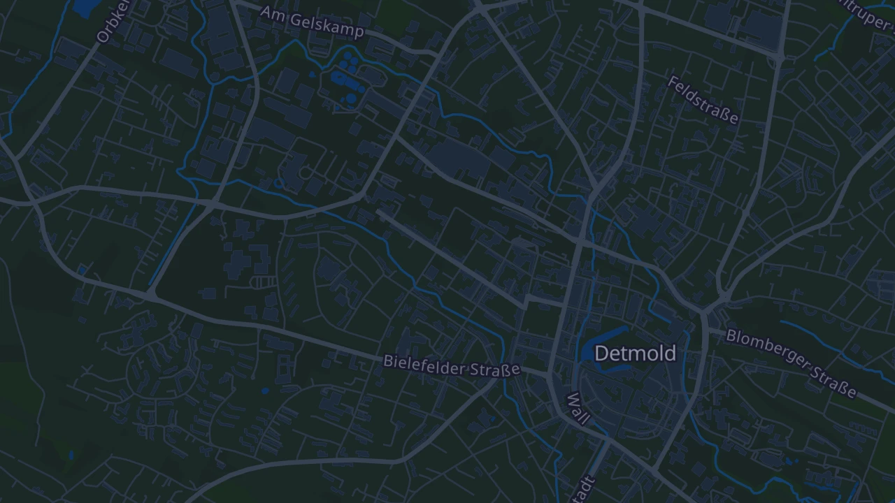 Karte von Detmold