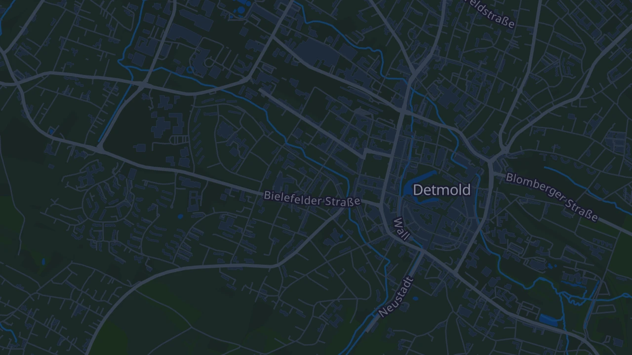 Karte von Detmold