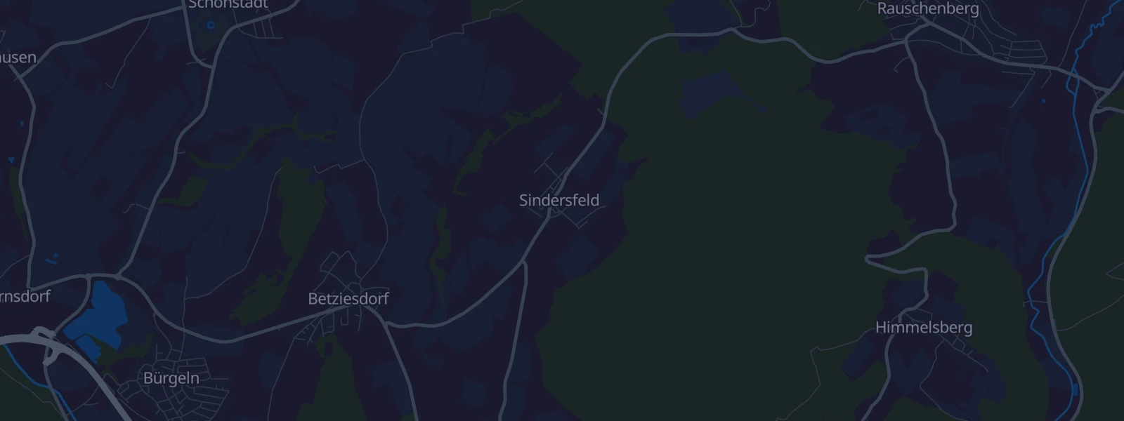 Karte von Kirchhain-Sindersfeld