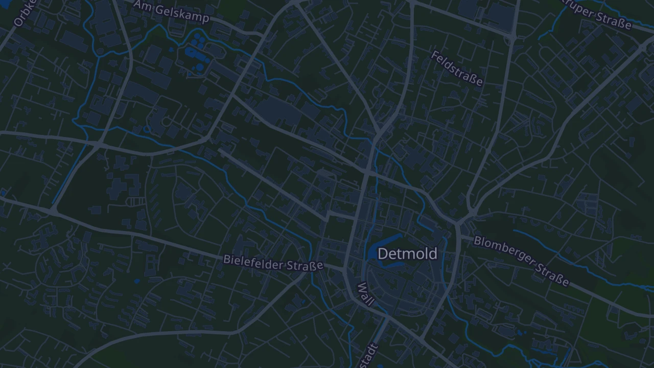 Karte von Detmold