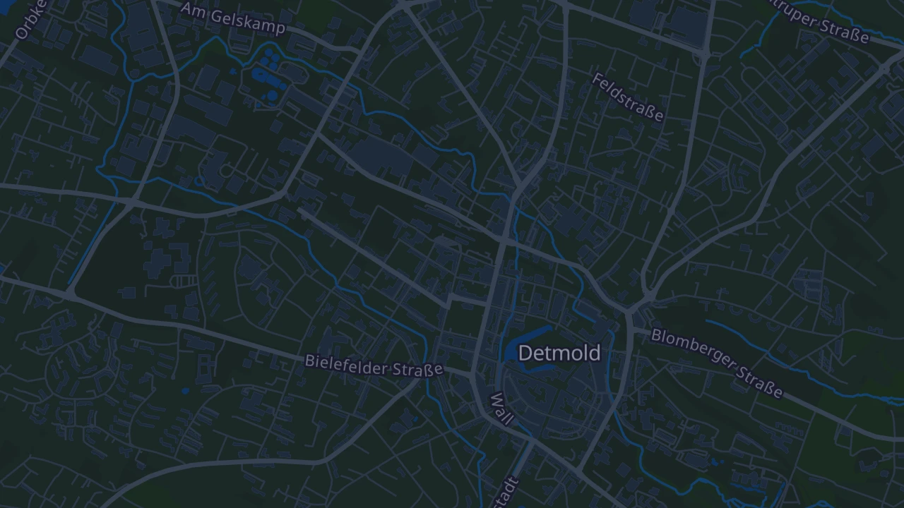 Karte von Detmold