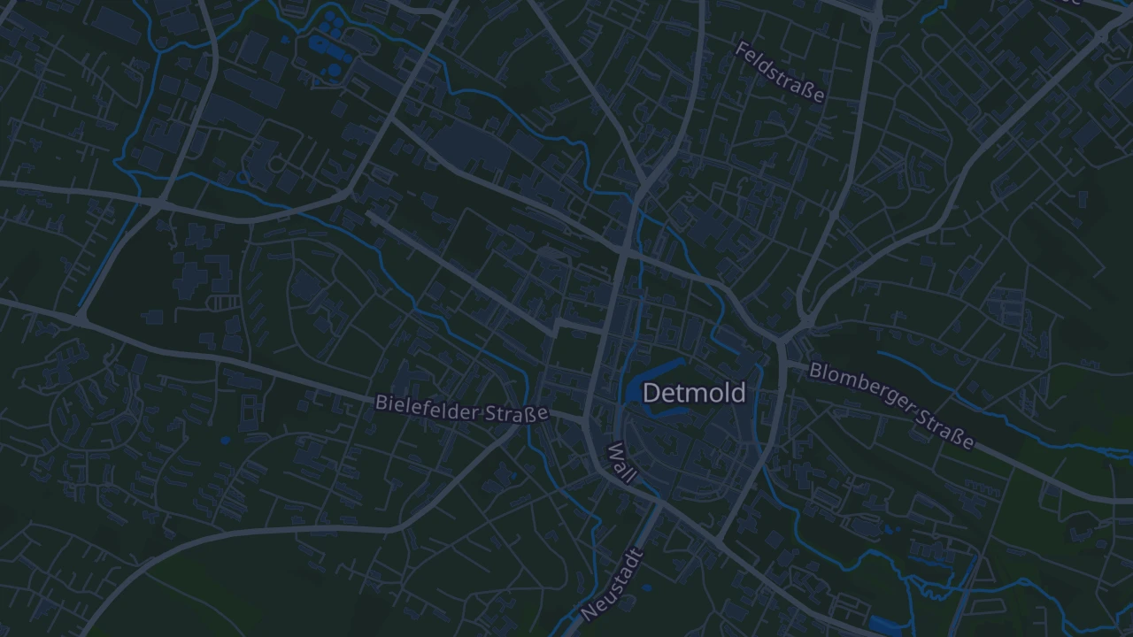 Karte von Detmold