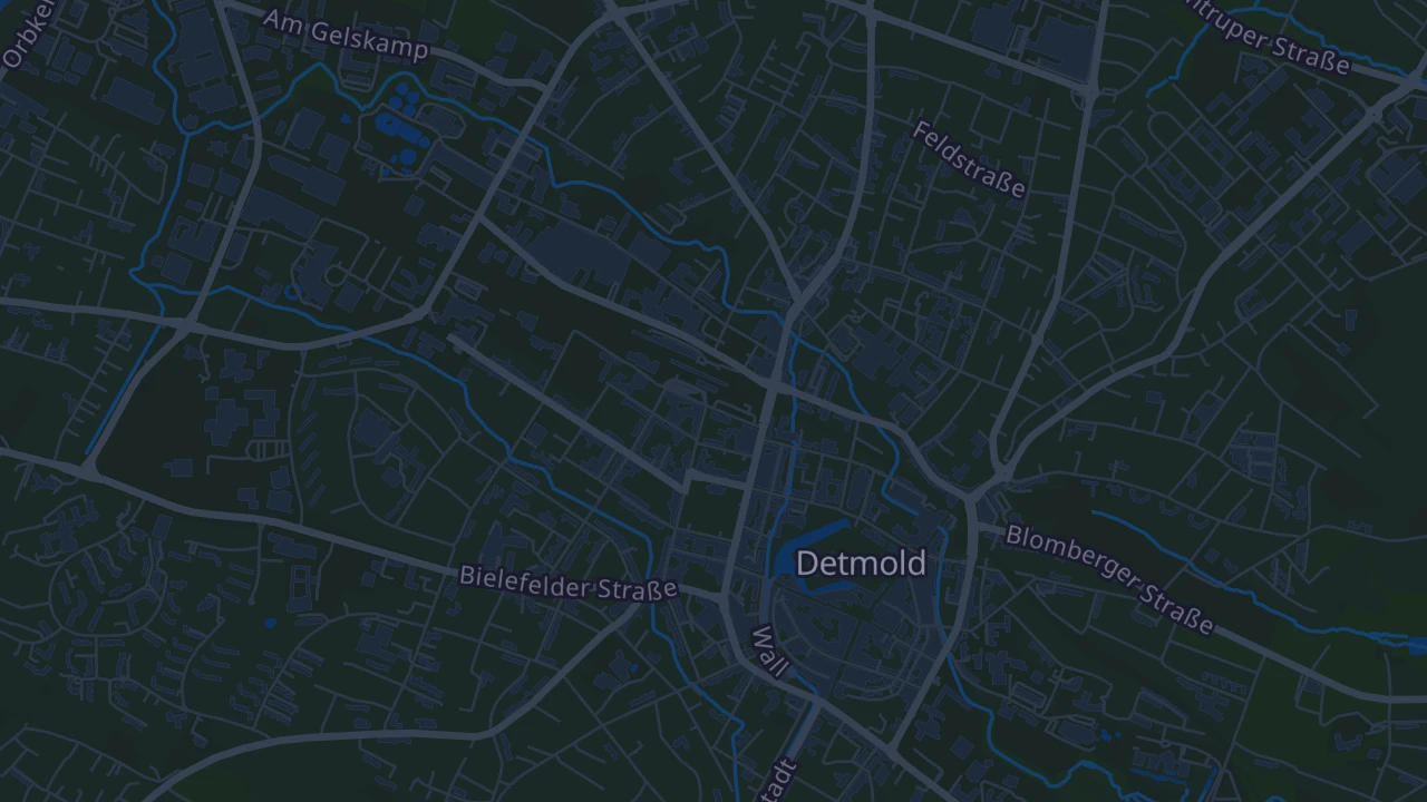 Karte von Detmold