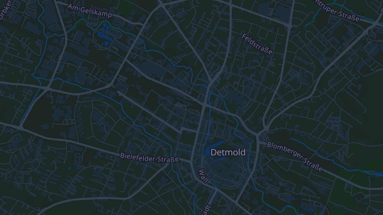 Karte von Detmold