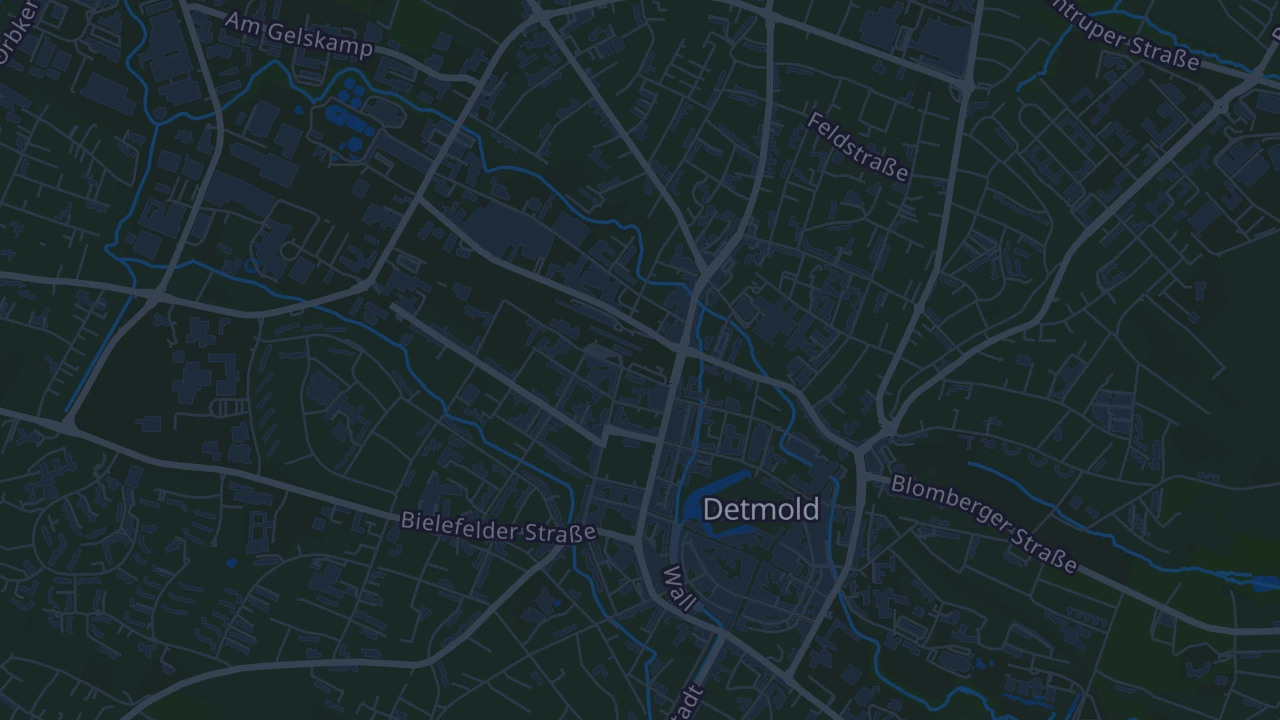 Karte von Detmold