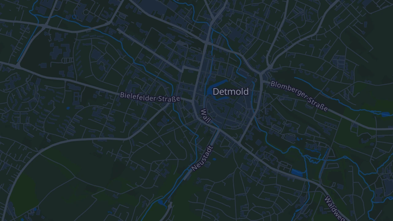 Karte von Detmold