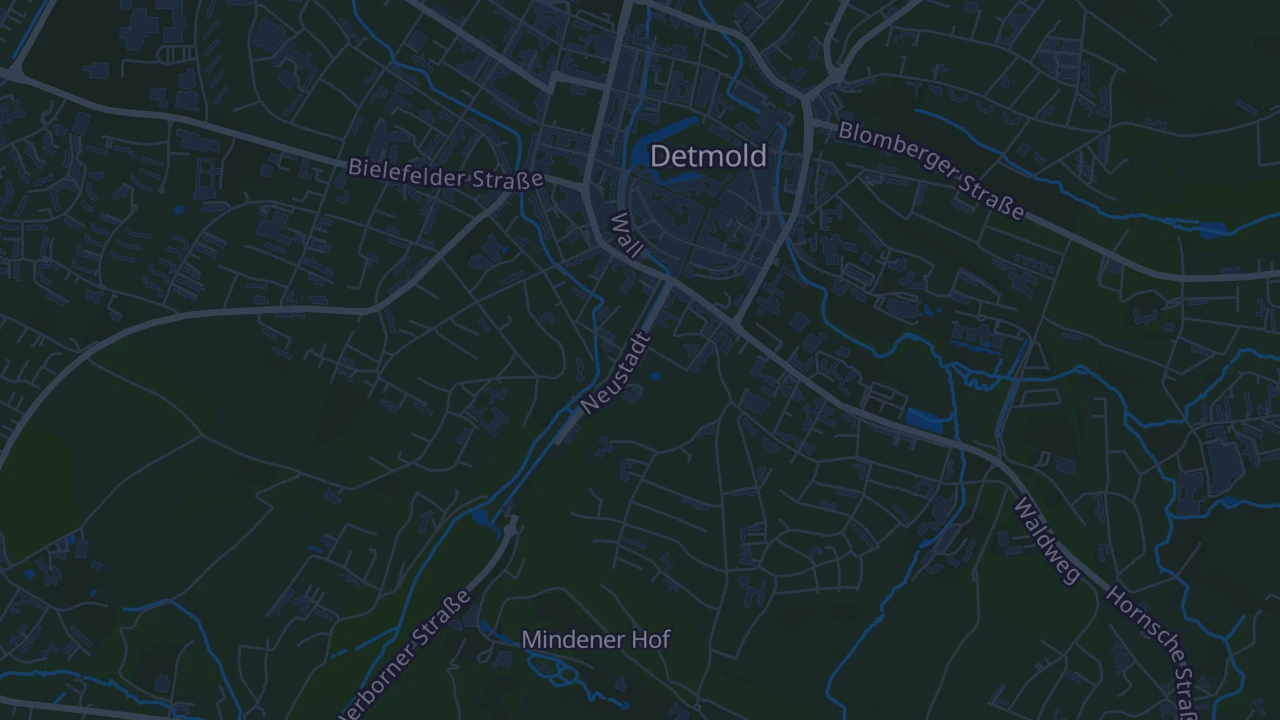 Karte von Detmold