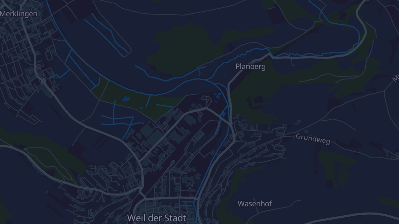 Karte von Weil der Stadt
