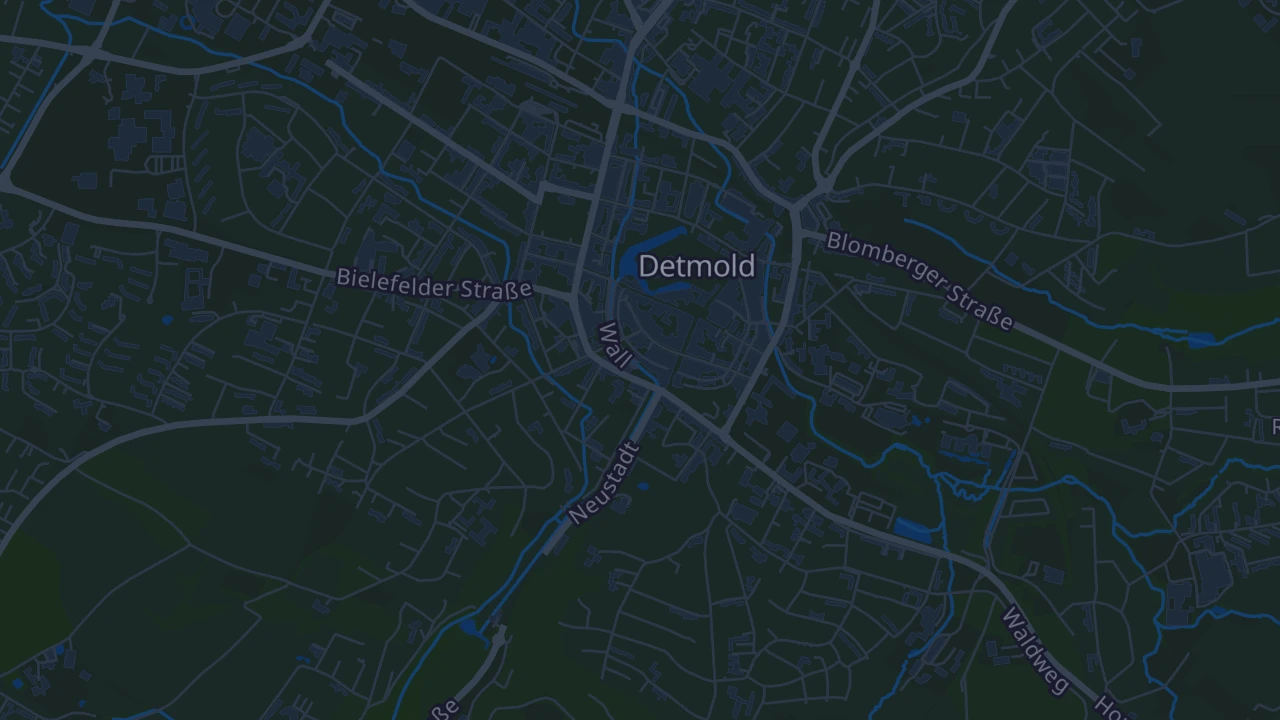 Karte von Detmold