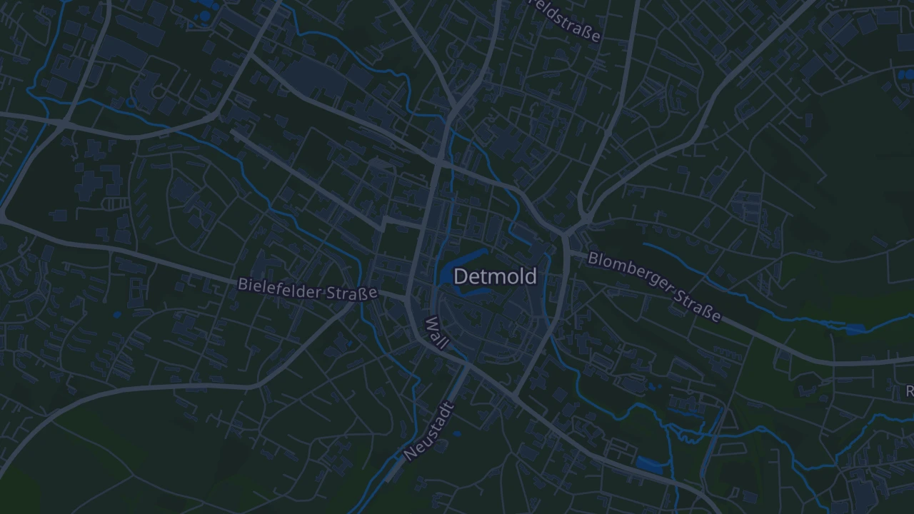 Karte von Detmold