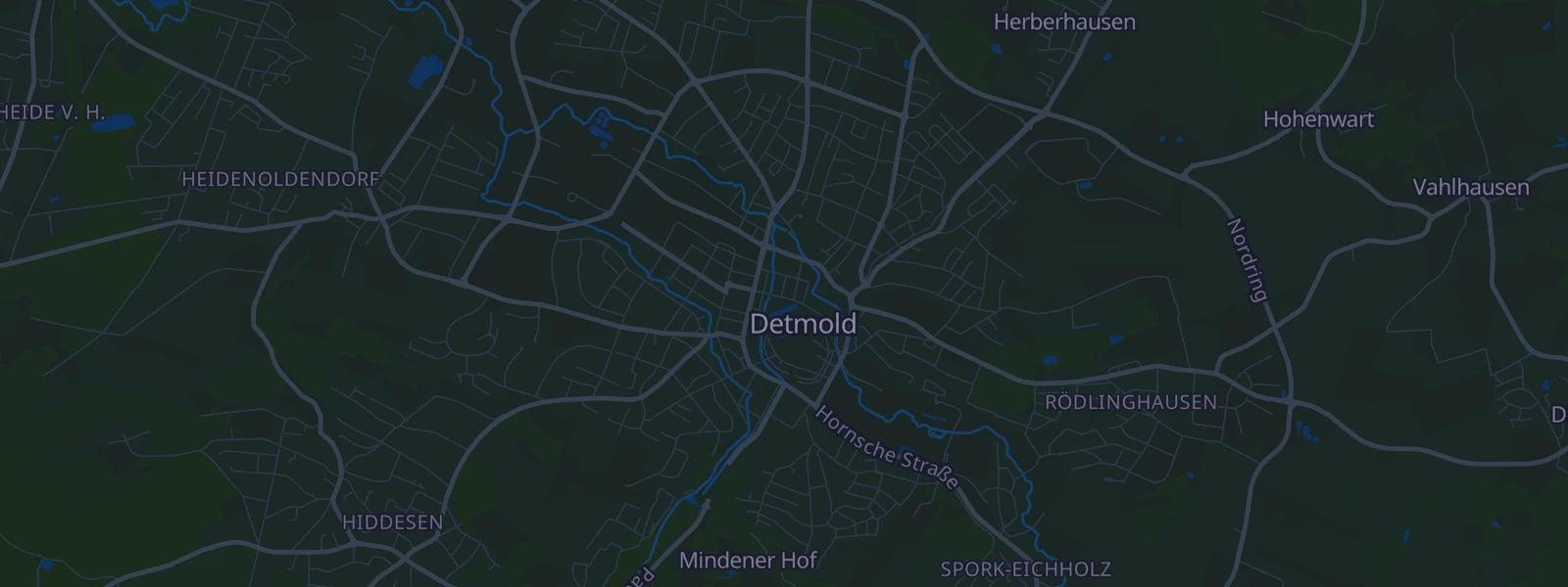 Karte von Detmold