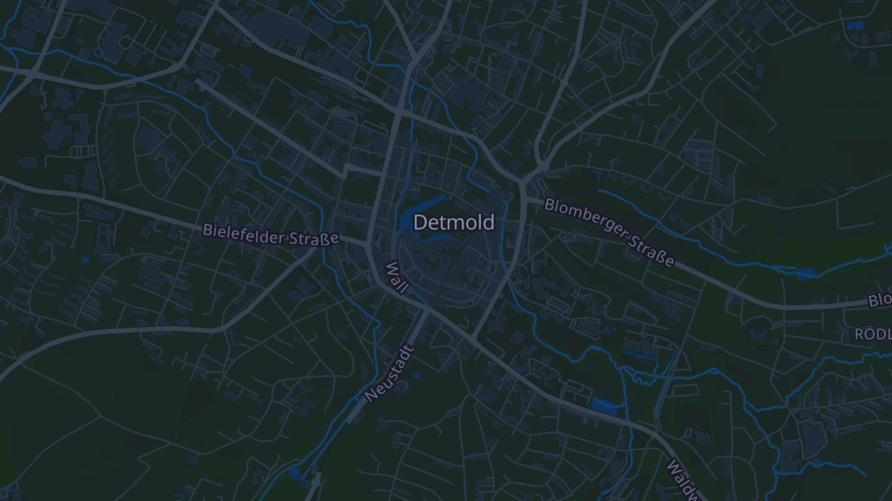 Karte von Detmold
