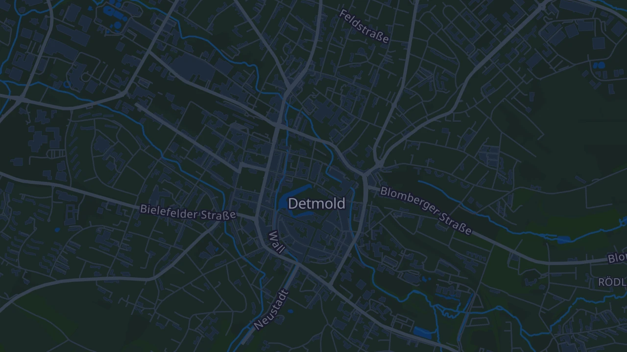 Karte von Detmold