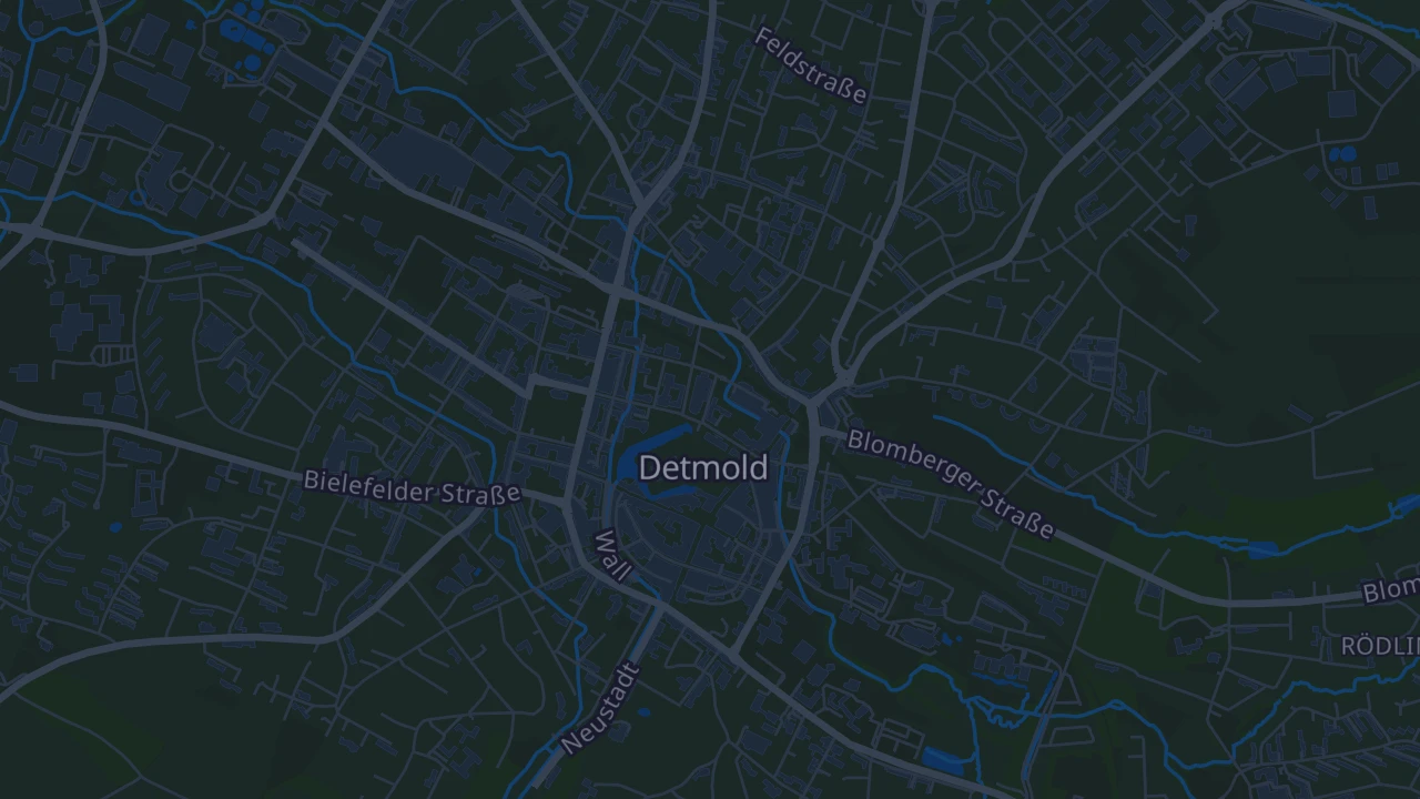 Karte von Detmold