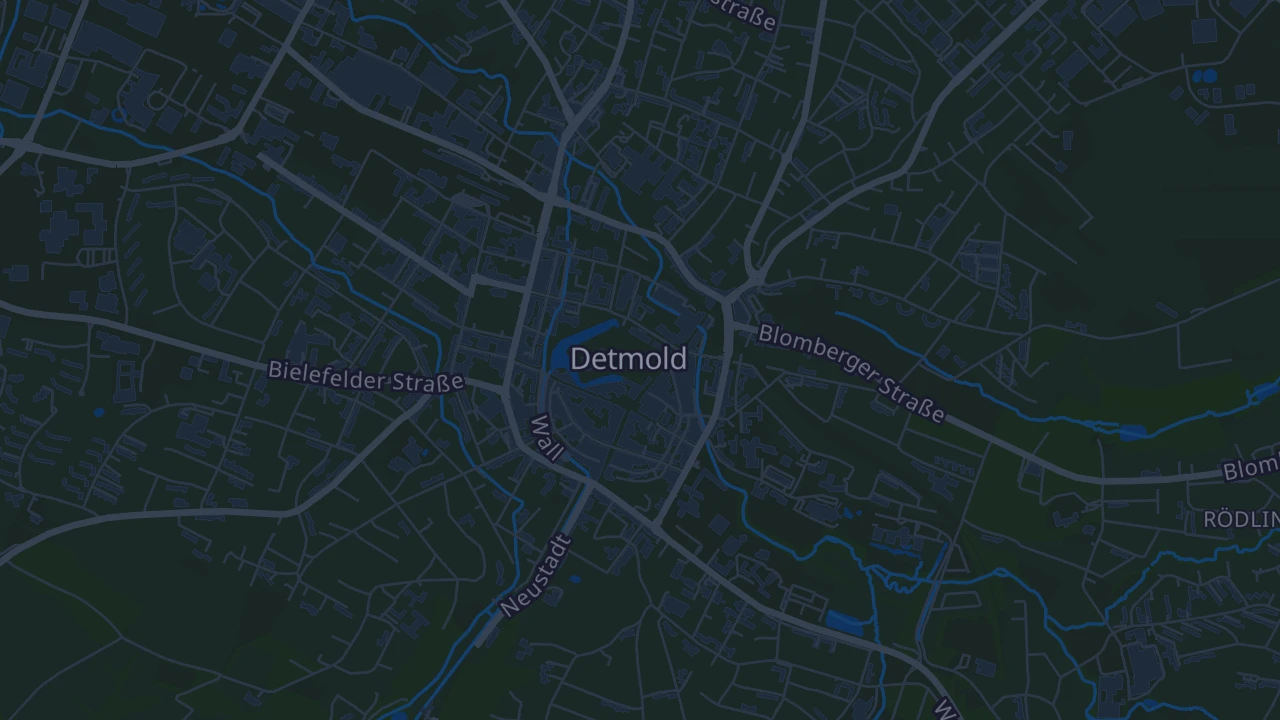 Karte von Detmold